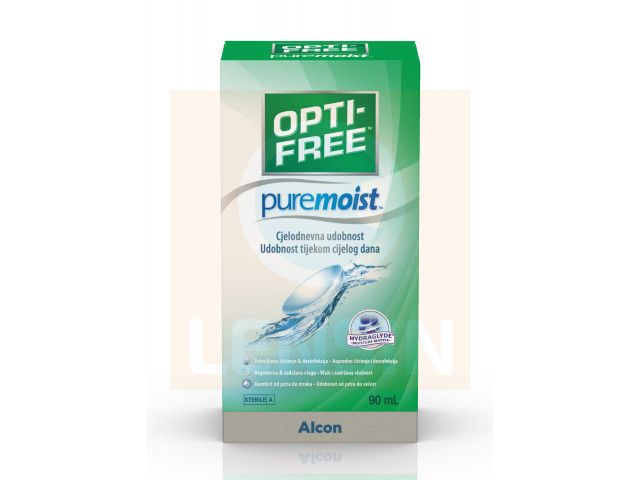OPTI-FREE® PureMoist® 90 разтвор за лещи