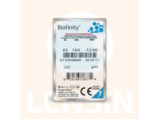 Biofinity® (6 лещи) +Подарък разтвор Opti-Free Pure Moist 60 ml