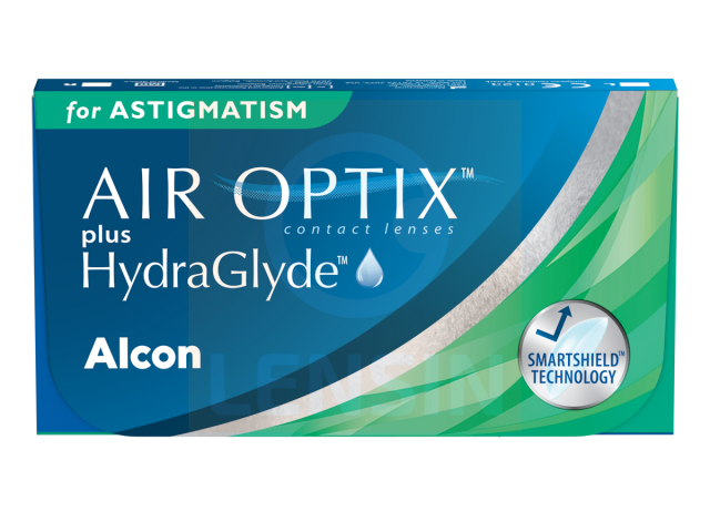 Air Optix® HydraGlyde® for Astigmatism (3 броя + 1 подарък)