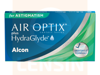 Air Optix® HydraGlyde® for Astigmatism (3 лещи + 1 подарък)