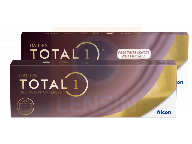 Dailies Total1® (30 + 5 броя) Еднодневни контактни лещи с Воден градиент (30 + 5 броя-подарък)