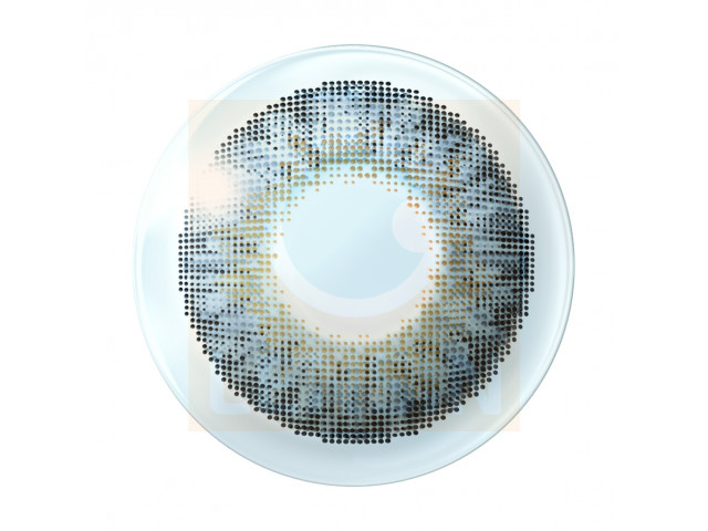 Air Optix® Colors - Сиво (Grey) - 1 леща Дишащи цветни контактни лещи (1 брой)