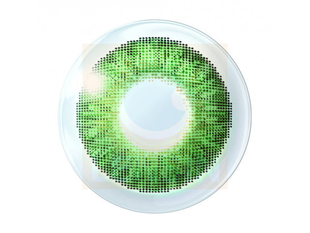 Air Optix® Colors - Зеленo (Green) - 1 леща Дишащи цветни контактни лещи (1 брой)