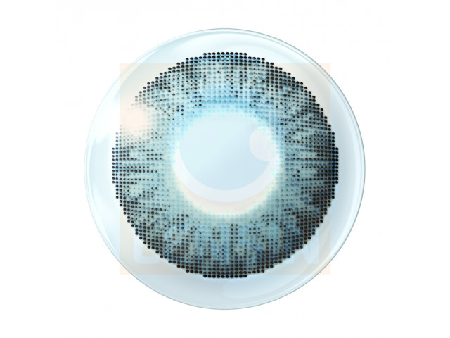 Air Optix® Colors - Искрящо сивo (Sterling Grey) Дишащи цветни контактни лещи (2 броя)