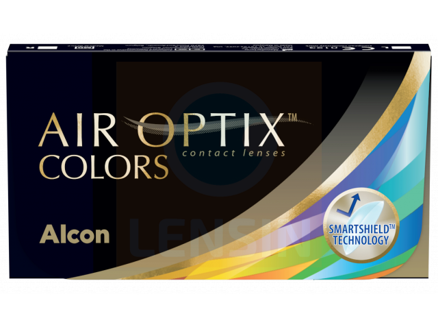 Air Optix® Colors - Сапфир (True sapphire)  Дишащи цветни контактни лещи (2 броя)