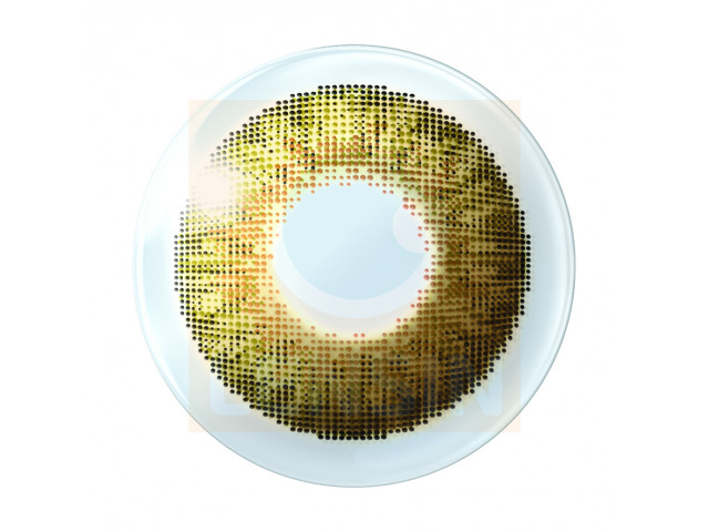 Air Optix® Colors - Лешник (Pure Hazel) Дишащи цветни контактни лещи (2 броя)