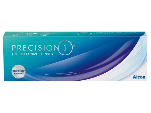 Precision1® (30 лещи + 5 подарък) Еднодневни силикон-хидрогелни лещи (30 броя)