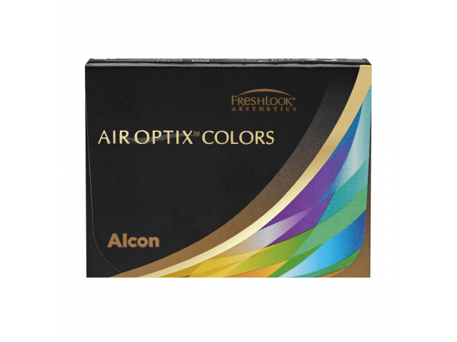 Air Optix® Colors - Сиво (Grey) - 2 лещи Дишащи цветни контактни лещи (2 броя)