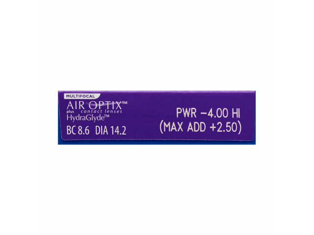 Air Optix® HydraGlyde® Multifocal (1 леща) мултифокални контактни лещи