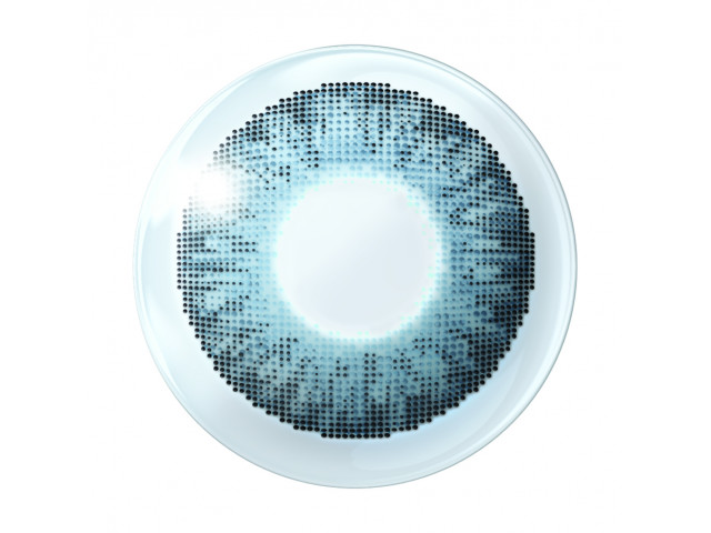 Air Optix® Colors - Искрящо сивo (Sterling Grey) - 1 леща Дишащи цветни контактни лещи (1 брой)