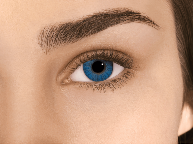 Air Optix® Colors - Брилянтно синьо (Brilliant Blue) - 1 леща Дишащи цветни контактни лещи (1 брой)