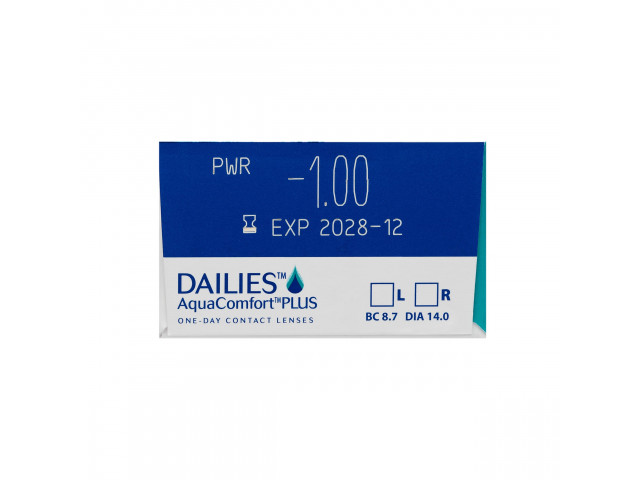Dailies® Aqua Comfort Plus® (10 лещи) Еднодневни контактни лещи (10 броя)