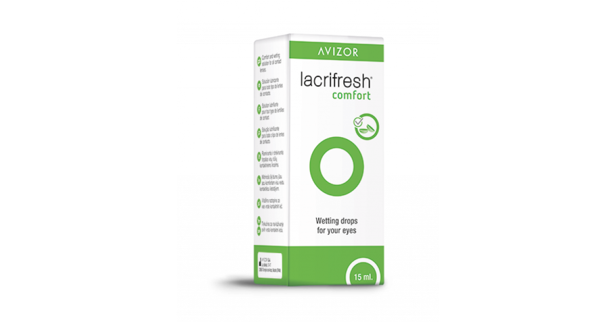 Lacrifresh Comfort - Овлажняващи капки 15 мл — Lensin