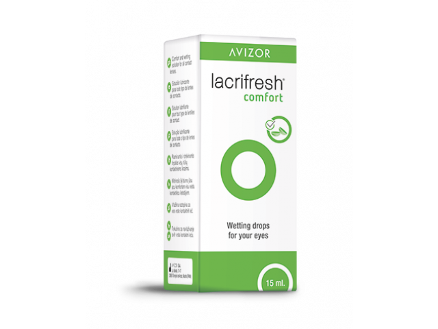 Lacrifresh Comfort - Овлажняващи капки 15 мл Изкуствени сълзи