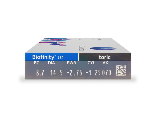 Biofinity® Toric (3 лещи) астигматични контактни лещи