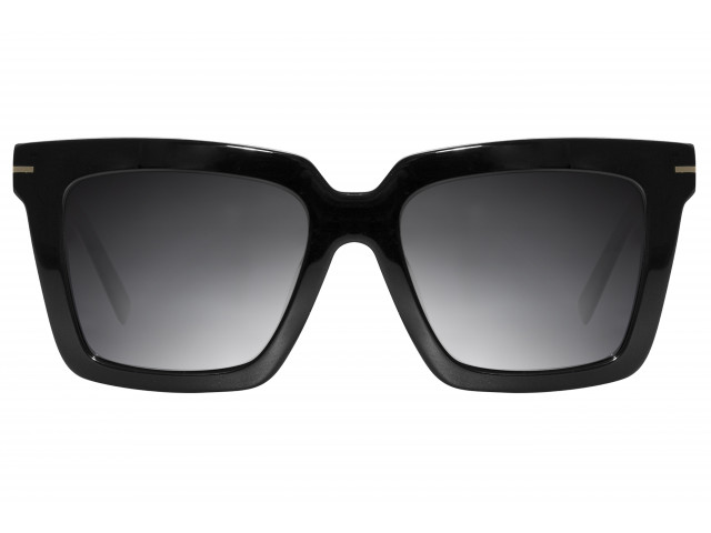 CLARK S4160.01 – Унисекс Слънчеви Очила с Голяма Квадратна Рамка от Черен Ацетат (POLARIZED) Слънчеви очила