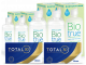 TOTAL30® (6 + 6 лещи) + 2 Разтворa BioTrue 360 + 60 ml и Подарък - 2 Несесера TOTAL30 Пакет с TOTAL 30