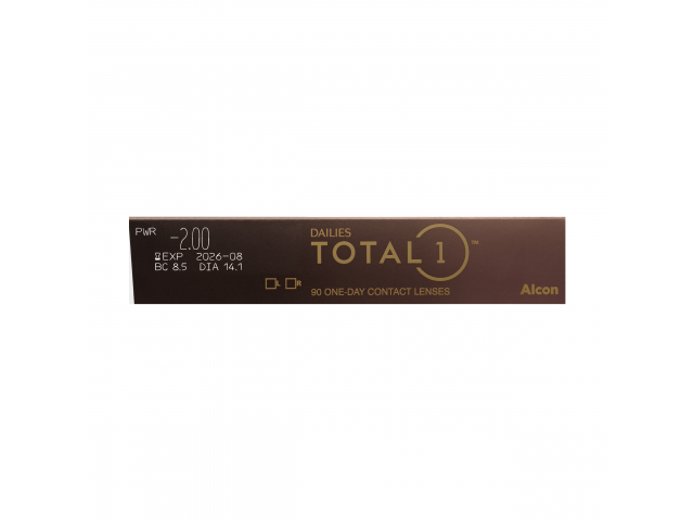 Dailies Total1® (90 лещи + 10 подарък) Еднодневни контактни лещи с Воден Градиент (90 броя)